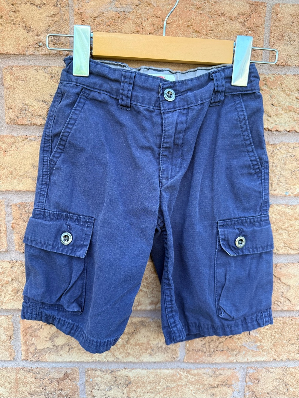 4/$25 • Levi’s Navy Cotton Cargo Shorts